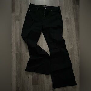 Black Flare Jeans